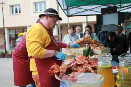 Gotowanie na żywo na wiślańskim rynku